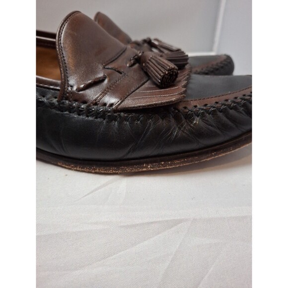 DOMANI Men\'s Two-Tone Leather Kiltie Tassel Loafers Size 11.5 main image 5